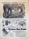 Old Print 1897 Hampton Pall Mall Hitching'S Baby Stores Diamond Merchants 19th