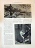 Old 1897 Wreck Black House Halliwell Sutcliffe Lady Candle Lamp Walki Victorian