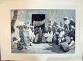 Old Antique Print 1897 Marriage Scene Cairo Egypt Entertainment Montbard 19th