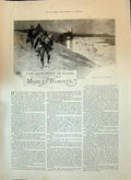 Old 1897 Story Lone Wolf Flood Illustration Roberts Texas Family Man Victorian