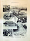Old 1897 Soudanese Revolt Uganda Protectorate King David House Church Victorian