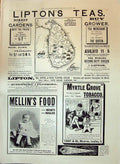 Old 1897 Lipton'S Teas Mellin'S Food Myrtle Grove Tobacco Dutch Mail Victorian