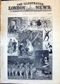 Old Print 1898 Christmas Pantomimes Babes Wood Drury Lane Theatre Simmons 19th