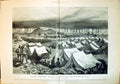 Old 1898 Indian Frontier Burning Native Village Near British Camp Bag 0 19th