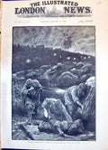 Old Print 1898 Indian Frontier Rising Sniping Affair Camp War Siers Wood 19th