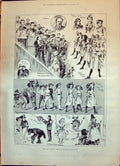 Old 1898 Young Helpers League Royal Albert Hall Barnard Villiers Hous Victorian