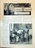 Old 1898 Story Illustration Lepers Window Arthur Pask Forestier Churc Victorian