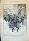 Old 1898 Children Snow Fun Africa War Sheely Gale Bell Trivett Webb S Victorian