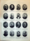 Old 1898 London Council Fryer Piggott Gilbert Browne Duke Leeds Balia Victorian