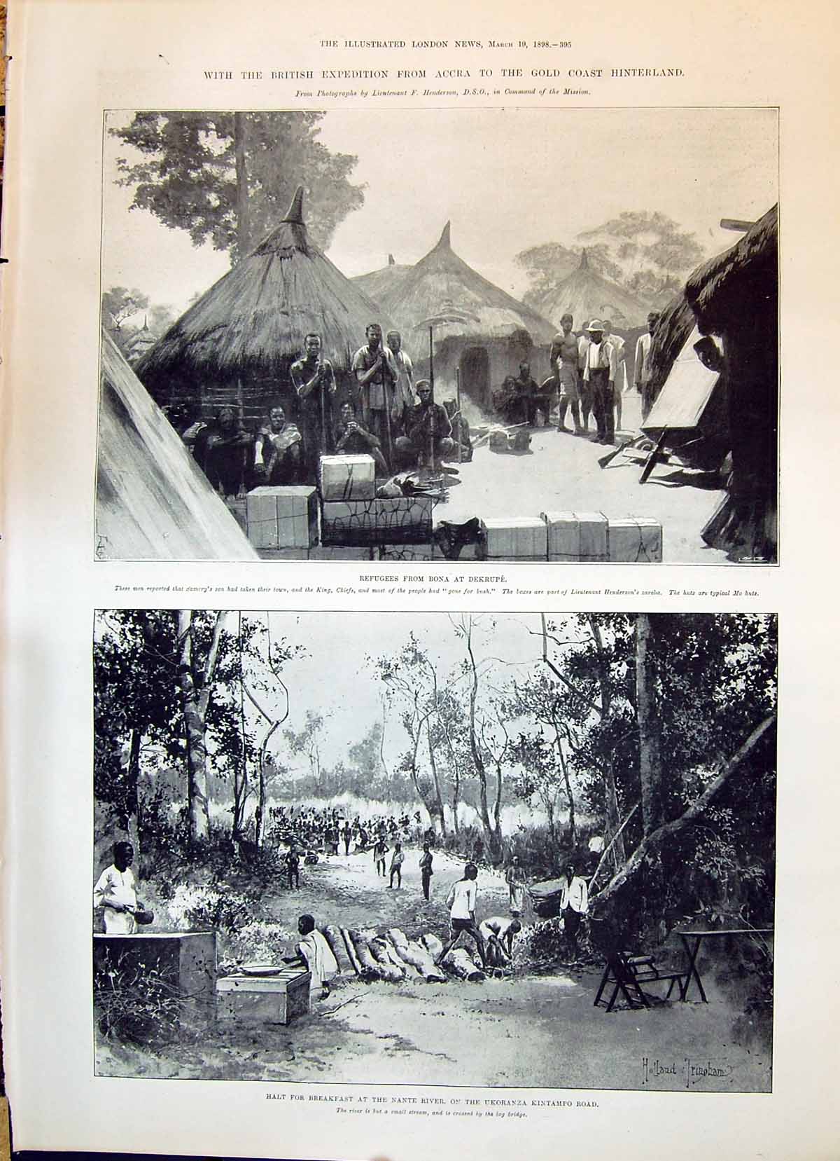 Old 1898 Refugees Bona Dekrupe Nante River Ukoranza Kintampo Lions Zo Victorian