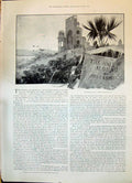 Antique Print 1898 Hall Audience Steel Story Illustration Canton Woodville 19th