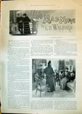 Antique Print 1898 Story Illustration Madmove Walford Lady Susan Forestier 19th