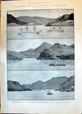 Old 1898 Talien-Wan Port Arthur Wei-Heai-Wei Centurion Ship Atbara Go Victorian
