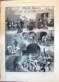 Old Print 1898 War Siers Marching Detachment Easter Scene Brighton Roman 19th