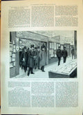 Old 1898 Prince Wales Royal Photographic Society Crystal Palace Meckl Victorian
