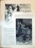 Old 1898 Story Illustration Nightingale Amelia Pain Lady Minerva Alli Victorian