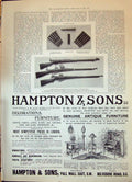 Old 1898 Hampton Sons Furniture Lee-Metford Rifle Parkhurst Lee Turnb Victorian