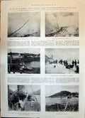 Antique Print 1898 Klondike Wrangel Alaska Chilcoot Lake Linderman Bennett G
