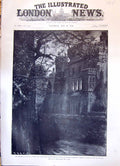 Old 1898 Scene Newspaper Correspondents Gladstone Window Hawarden Cas Victorian