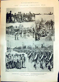 Old 1898 Spanish American War United States Mobilisation Tampa Ship W Victorian