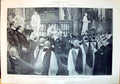 Antique Old Print 1898 Funeral Gladstone Graveside Westminster Abbey London