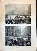 Old 1898 Funeral Gladstone London Westminster Abbey Princess Wales Lo Victorian