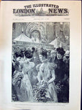 Old 1898 Princess Wales Press Bazaar Hotel Cecil London Hospital Twee Victorian