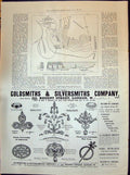 Antique Old Print 1898 Daiquiri Bay Santiago Map Gsmith Silversmith London 19th