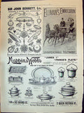 Antique Print 1898 John Bennett Ellimans Embrocation Mappin Webb Sheffield 19th
