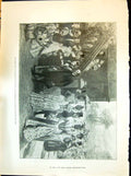 Old 1898 Garden Party Lambeth Palace Archbishop Canterbury Spanish Wa Victorian