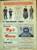 Antique Old Print 1898 Samuel Brothers Fabrics Fry'S Cocoa Edwards Harlene