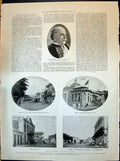 Old 1898 Major-General Nelson Miles Porto Rico Ponce Roman Catholic C Victorian
