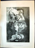 Old 1898 Paris Children Fruit Lucas Bishop George Sumner Suffragan Gu Victorian