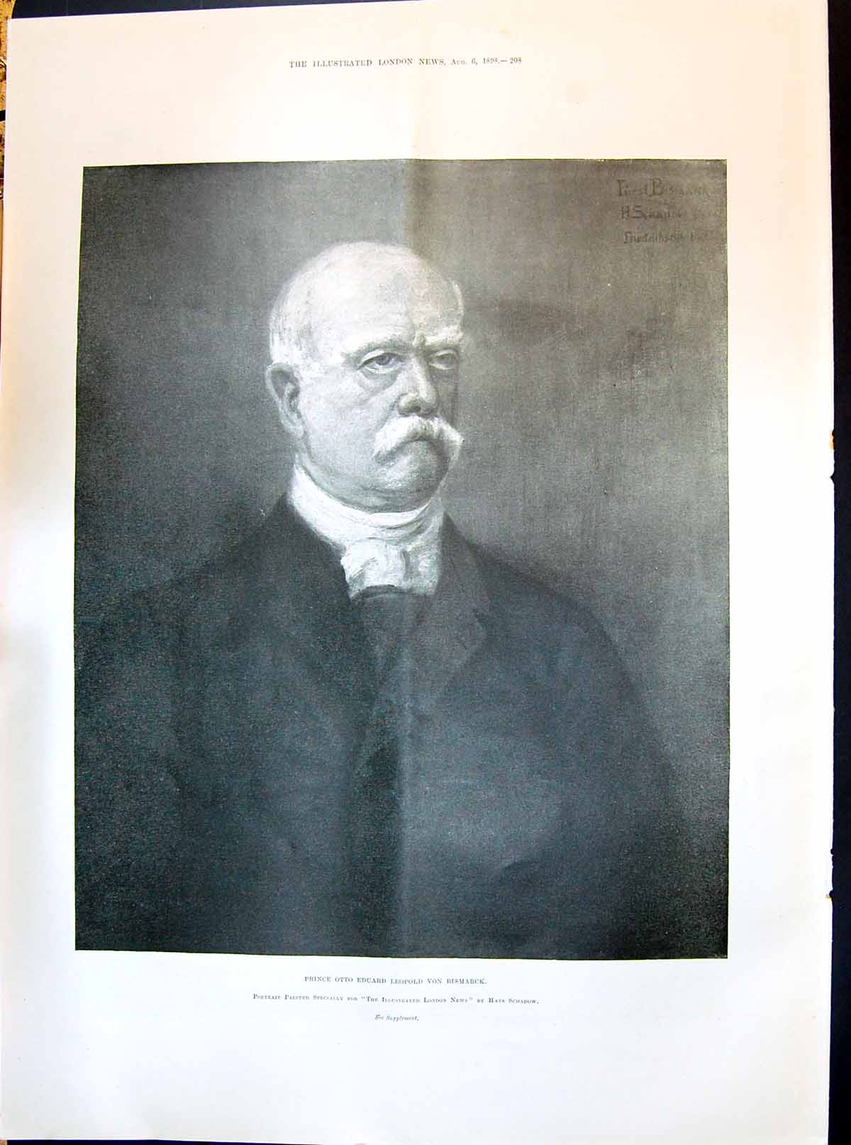 Antique Print 1898 Prince Otto Eduard LeopVon Bismarck Klondike Trip Sophie