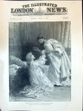 Old Antique Print 1898 Scene Ellen Terry Desdemona Grand Theatre Fulham 19th