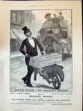 Old Print 1898 Brooke'S Monkey Brand Soap Rhodesian Shield Oskley Gsmith 19th