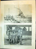 Old 1898 Soudan War Sick Atbara Nile Ship Princess Wales Czarina Russ Victorian