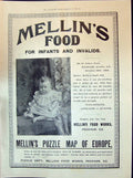 Antique Old Print 1898 Advertisement Mellins Food Infants Invalids Peckham 19th