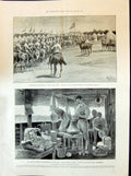 Old 1898 Soudan War Wagon Lits Railway Military Manoeuvres Wilts Dors Victorian