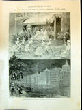 Old 1898 Coronation Queen Holland Hague Houses Parliament Nicholson V Victorian