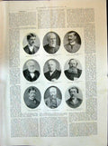 Old 1898 Wyndham Grey Coventry Gray Hall Roper Dix Colman Treaty Map Victorian
