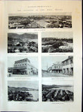 Old 1898 Barbadoes Kingstown Vincent Needham Ice-House Hotel Lucia Ca Victorian