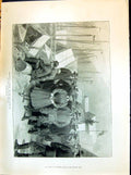 Antique Print 1898 River Front Dawson City GMining Ladies Fashion Mantle Pi