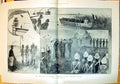 Old 1898 Fashoda Sirdar Landing Ship Scene Saluting Egyptian Flag Ste 19th