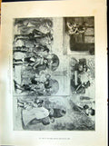 Antique Old Print 1898 Scene Musketeers Her Majesty'S Theatre Tableaux Wright