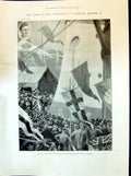 Old 1898 Launch Ship H.M.S. Formidable Portsmouth Lady Lucy Hicks Bea Victorian