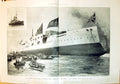 Old Print 1898 Launch Biggest British Battle Ship Formidable Life-Boats 19th