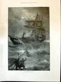 Old 1898 Rocket Brigade Ship Rescue Hill-Camp Manoeuvres India War So Victorian
