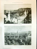 Old 1898 Railway Bridge Berne King Hugary Otto Ferdinand Mehtar Chitr Victorian