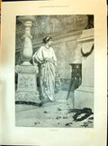 Old 1898 Iphigenia Beautiful Woman William Black Dowager Lady Carew L Victorian